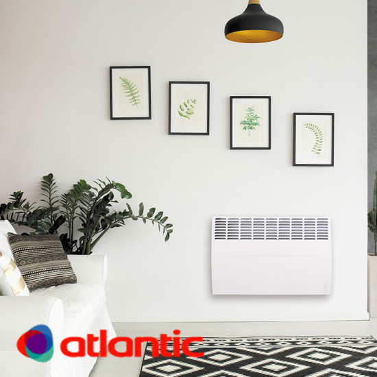 [parent_category] - Електрически конвектори - Конвектор ATLANTIC F120 Design Wi-Fi 1000 W, стенен,  електронно управление, 1000W