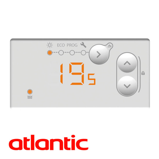 [parent_category] - Електрически конвектори - Конвектор ATLANTIC F620 2000 W, стенен,  електронно управление, 2000W