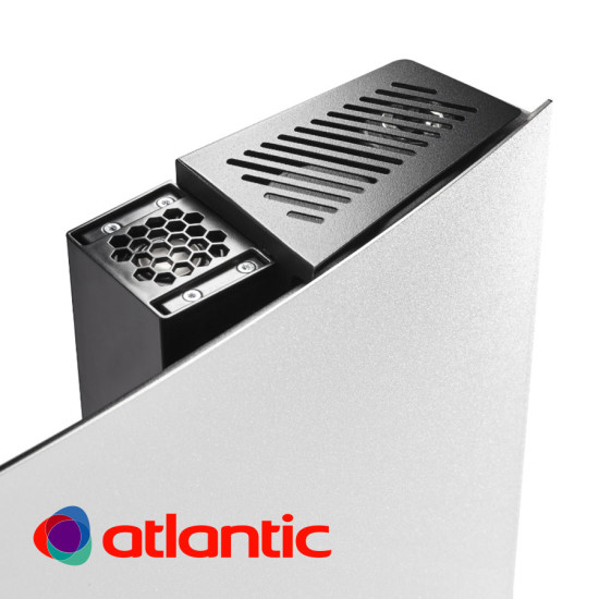 [parent_category] - Електрически лири - Електрическа лира за баня ATLANTIC SERENIS DIGITAL WHITE, 500 + 1000W с вентилатор