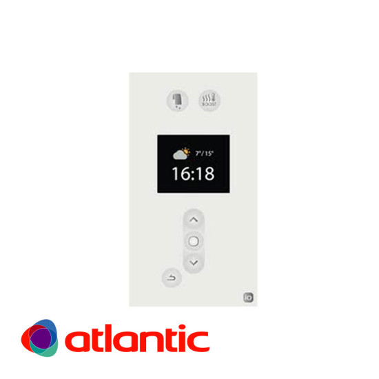 [parent_category] - Електрически лири - Електрическа лира за баня ATLANTIC ADELIS DIGITAL WHITE, 500W
