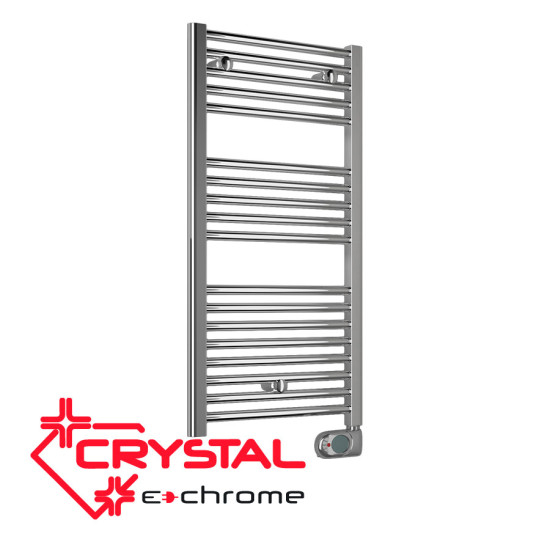 [parent_category] - Електрически лири - Електрическа лира за баня CRYSTAL E-CHROME, 300W
