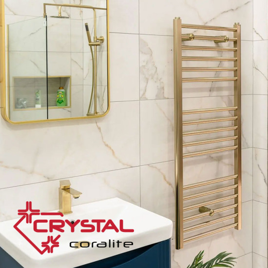 [parent_category] - Стоманени лири - Стоманена лира CRYSTAL CORALLITE STRAIGHT SB-Brass 1200x500, 412W