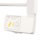 [parent_category] - Електрически лири - Електрическа лира за баня CRYSTAL E-AGATE WHITE, 300W