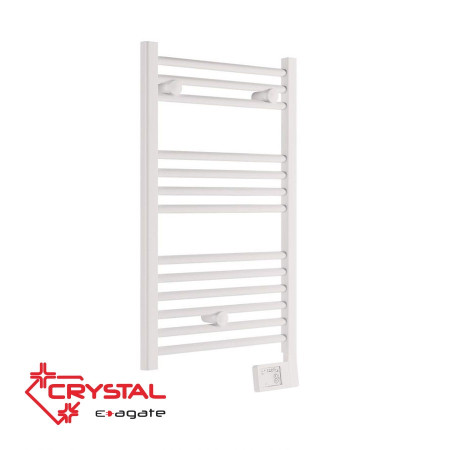 Електрическа лира за баня CRYSTAL E-AGATE WHITE, 300W