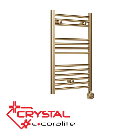 Електрическа лира за баня CRYSTAL E-CORALITE SB-Brass, 300W