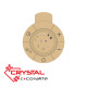 [parent_category] - Електрически лири - Електрическа лира за баня CRYSTAL E-CORALITE SB-Brass, 500W