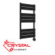 [parent_category] - Електрически лири - Електрическа лира за баня CRYSTAL E-PEARL BLACK MATT, 300W
