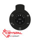 [parent_category] - Електрически лири - Електрическа лира за баня CRYSTAL E-PEARL BLACK MATT, 500W
