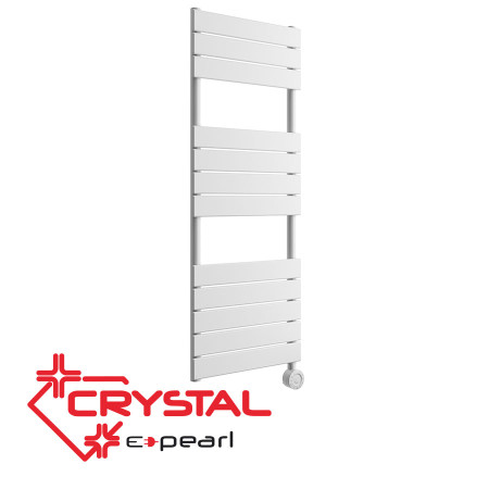 Електрическа лира за баня CRYSTAL E-PEARL WHITE, 500W
