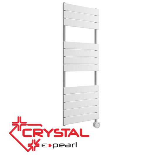 [parent_category] - Електрически лири - Електрическа лира за баня CRYSTAL E-PEARL WHITE, 500W