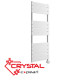 [parent_category] - Електрически лири - Електрическа лира за баня CRYSTAL E-PEARL WHITE, 500W