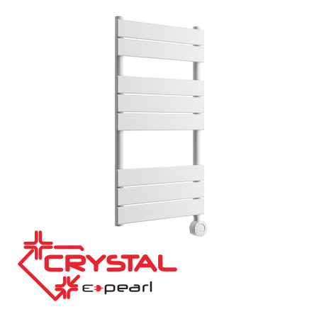 Електрическа лира за баня CRYSTAL E-PEARL WHITE, 300W