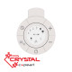 [parent_category] - Електрически лири - Електрическа лира за баня CRYSTAL E-PEARL WHITE, 500W