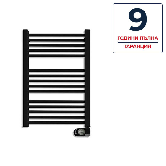 [parent_category] - Лири - Електрическа лира за баня TEDAN NOOR BLACK  500W