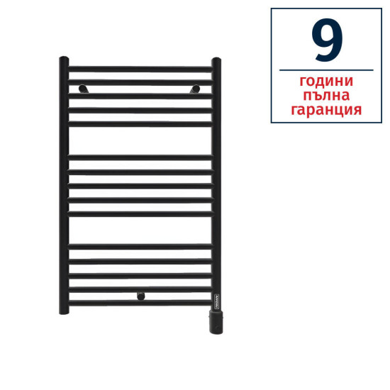 [parent_category] - Електрически лири - Електрическа лира за баня TEDAN EVA Black 600W