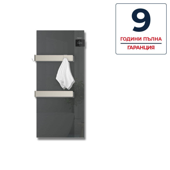 [parent_category] - Електрически лири - Отоплител за баня TEDAN ONSEN SILK ANTHRACITE 750W