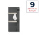 [parent_category] - Електрически лири - Отоплител за баня TEDAN ONSEN SILK ANTHRACITE 750W