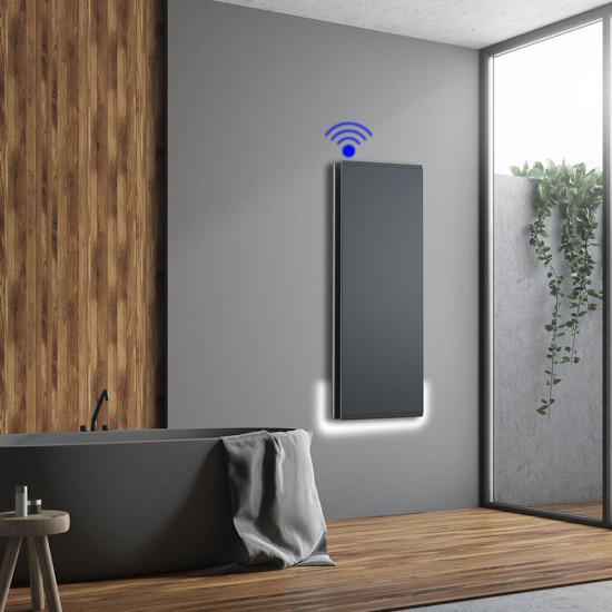 [parent_category] - Електрически лири - Отоплител за баня TEDAN ICON GRAY WiFi 1500W