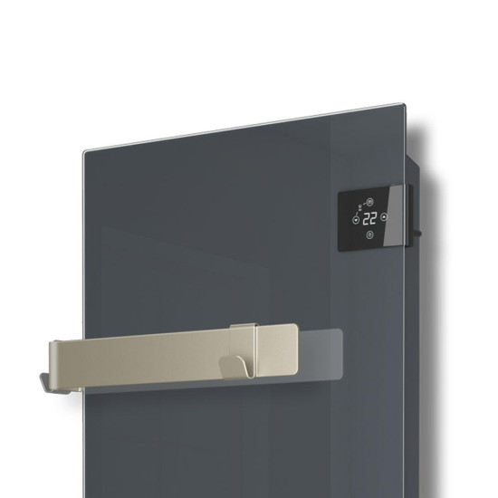 [parent_category] - Електрически лири - Отоплител за баня TEDAN ONSEN SILK ANTHRACITE 750W
