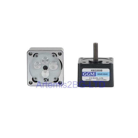 Мотор редуктор GGM -K6G200B 60x60mm 6.5 оборота 