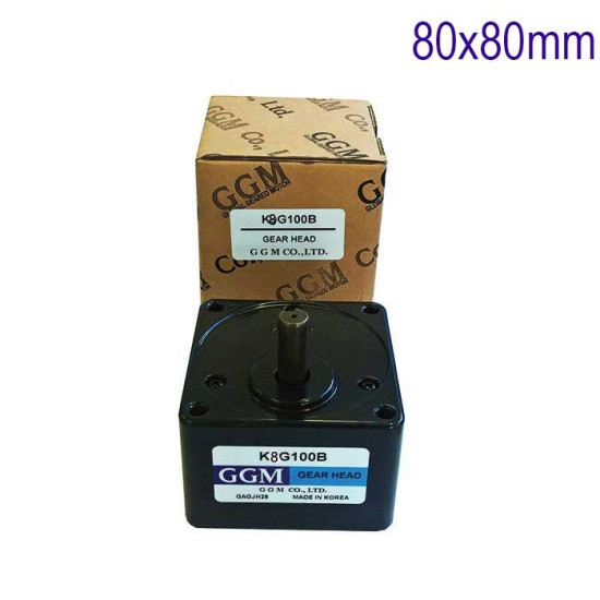 [parent_category] - Мотор редуктори - Мотор редуктор GGM - K8G100B 80x80mm 12.5 оборота