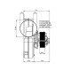 [parent_category] - Вентилатори за димни газове - Вентилатор димни газове 330m3/h 77W Датчик Хол