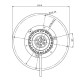 [parent_category] - Вентилатори за димни газове - Вентилатор димни газове 400m3/h 72W  Датчик Хол