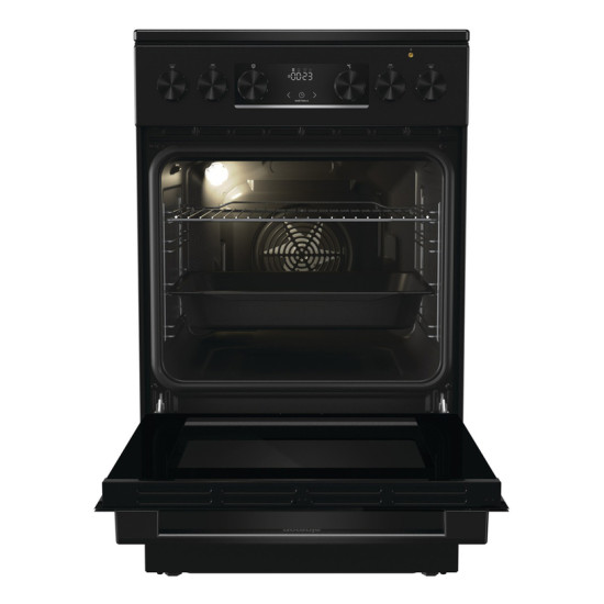 [parent_category] - Големи готварски печки - Голяма готварска печка  Gorenje GEC5C40BG, 70л, стъклокерамичен плот
