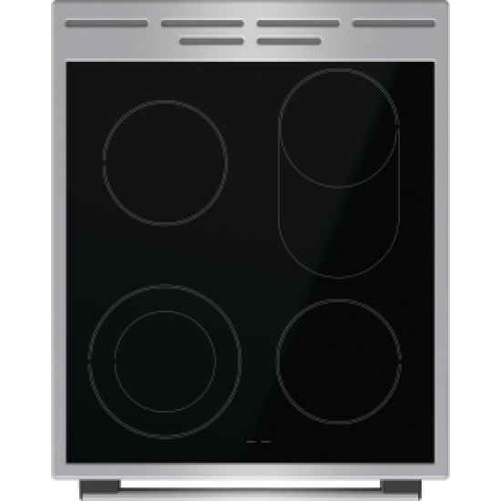 Голяма готварска печка  Gorenje GEC5C61XPA, 70л, стъклокерамичен плот