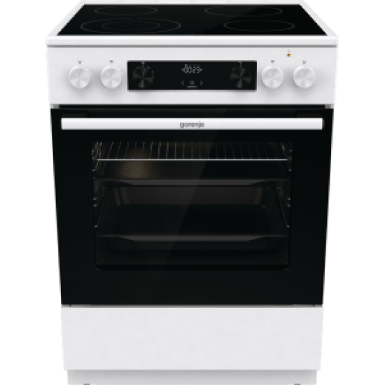 [parent_category] - Големи готварски печки - Голяма готварска печка  Gorenje GECS6C70WC, 71л, стъклокерамичен плот