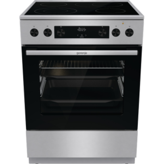 [parent_category] - Големи готварски печки - Голяма готварска печка  Gorenje GECS6C70XPA, 71л, стъклокерамичен плот