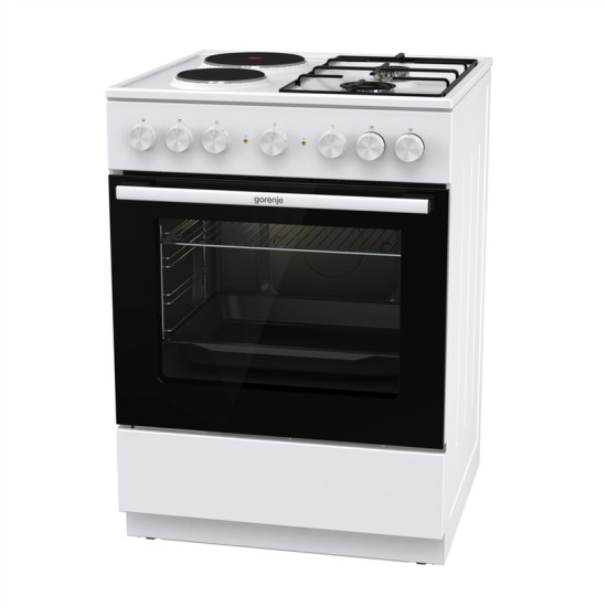 [parent_category] - Големи готварски печки - Голяма готварска печка  Gorenje GK6B40WG, 71л, комбинирана