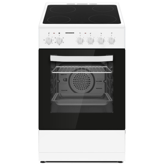 [parent_category] - Големи готварски печки - Голяма готварска печка Heinner HFSC-S56E4VWH, 43л, стъклокерамичен плот