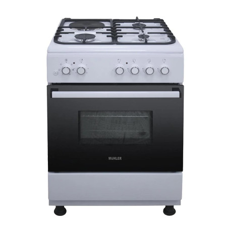 Голяма готварска печка Muhler ELC-600G3, 64л, комбинирана