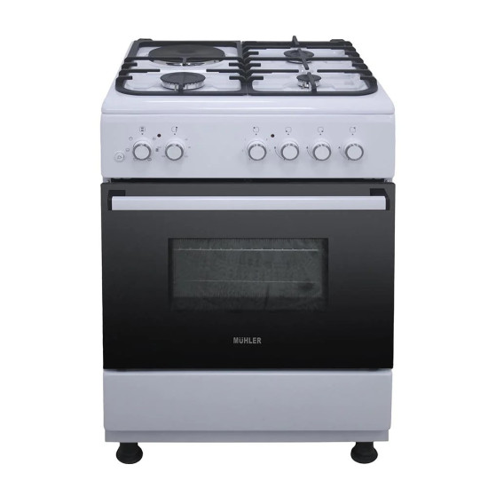 [parent_category] - Големи готварски печки - Голяма готварска печка Muhler ELC-600G3, 64л, комбинирана