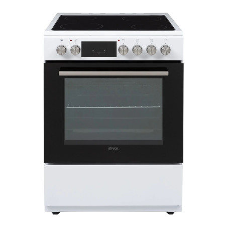 Голяма готварска печка  VOX CHT 6155WQ, 69л, витрокерамичен плот