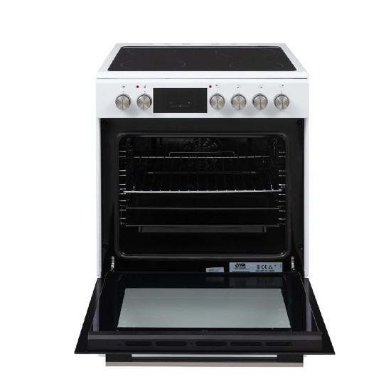 [parent_category] - Големи готварски печки - Голяма готварска печка  VOX CHT 6155WQ, 69л, витрокерамичен плот