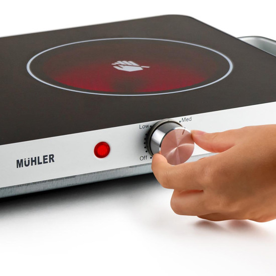 [parent_category] - Електрически котлони - Котлон керамичен Muhler MHP-2022IS, двоен, 2800W