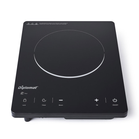 Котлон керамичен Diplomat DPL-CS-H2017Т, touch-бутони, единичен, 2000W
