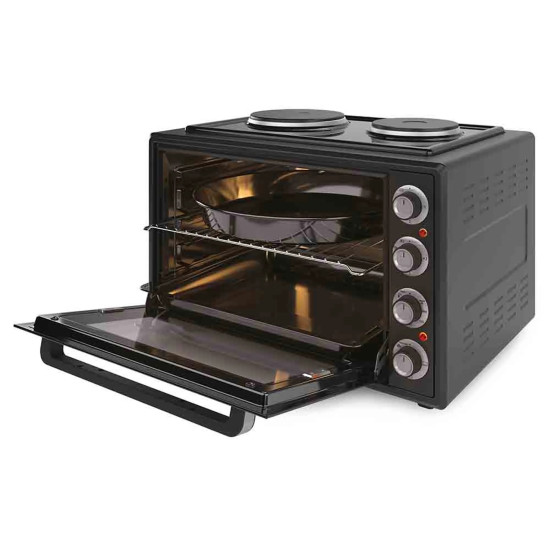 [parent_category] - Малки готварски печки - Готварска печка Muhler MC-6022, 60л, черна