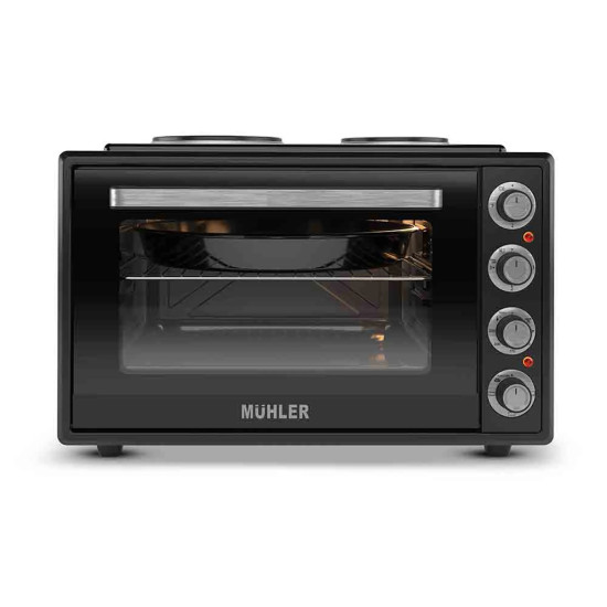[parent_category] - Малки готварски печки - Готварска печка Muhler MC-6022, 60л, черна
