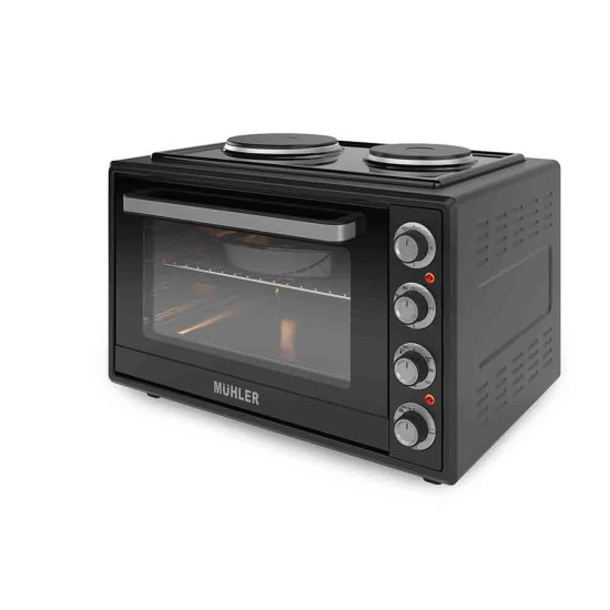 [parent_category] - Малки готварски печки - Готварска печка Muhler MC-6022, 60л, черна