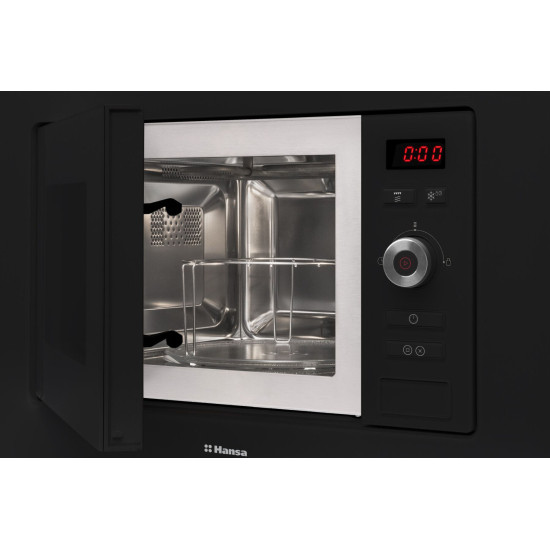 [parent_category] - Микровълнови фурни - Микровълнова фурна Hansa AMM 20BESH, 800W, 20л, за вграждане