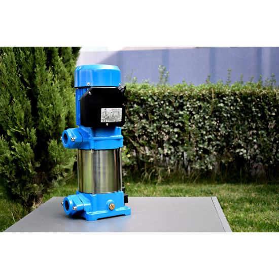 [parent_category] - Електрически водни помпи - Самозасмукваща водна помпа многостъпална  Gmax HMC90-4SV, 0.75kw