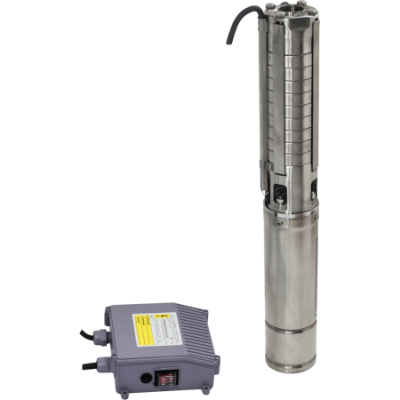 Сондажна водна помпа с неръждаема турбина Gmax 4SPD309-0.55, 0.55kw