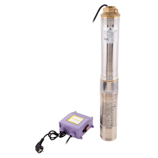 [parent_category] - Сондажни помпи - Сондажна водна помпа с подсилен дифузер  Gmax 4KSm216-1.1, 1.1kw